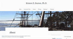 Desktop Screenshot of kristendburton.com